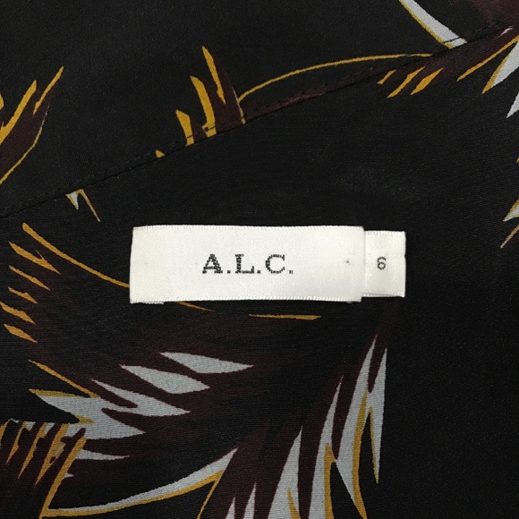 A.L.C. Josephine One Shoulder Silk Blouse - Picture 6 of 8